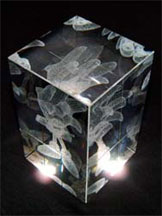 10th anniversary crystal cube