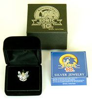 Sonic 10th anniversary ring package