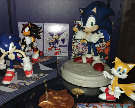 Sonic 10th anniversary Fan Display