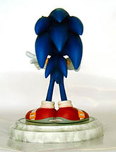 10th anniversary Sonic statue back