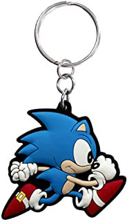 ABY Style PVC Sonic Keychain running