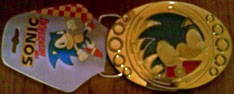 Sonic Buckle Spin Tag