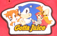 Segaworld Sonic gotta juice hat detail