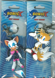 Sonic X Keychain Rouge & Tails