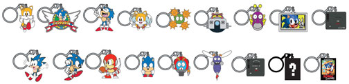 KidRobot Sonic keychain art