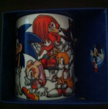 SA2 style mug with many Sonic characters