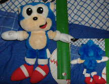 Small Sega World Sonic plush