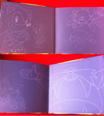 Sonic History book inside