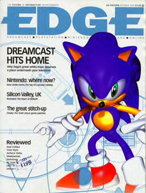 Edge magazine Sonic cover