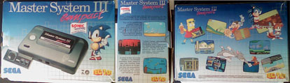 Master System III box