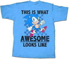 This is what awesome looks like Sonic shirt