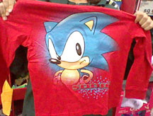 Red classic Sonic shirt