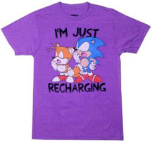 I'm just recharging Sonic & Tails shirt