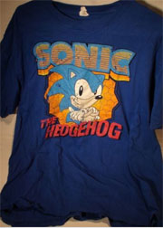 Sonic the Hedgehog XL shirt