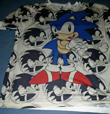 Clap and roll Sonic shirt