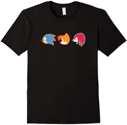 triple head shirt Sonic Mania