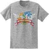 Gray Sonic & Tails Title Tee