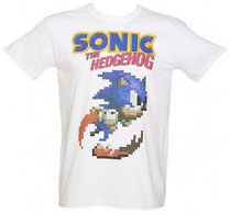 Sonic pixel sprite art genesis tee