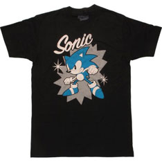 Sonic name pose stars tee