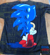 Mega Wear Sonic T-shirt back side