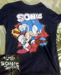 Sound effect Sonic Shirt