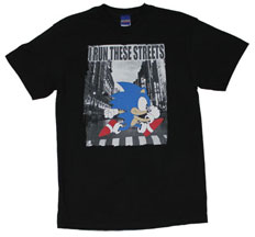 Classic Sonic runs these streets tee