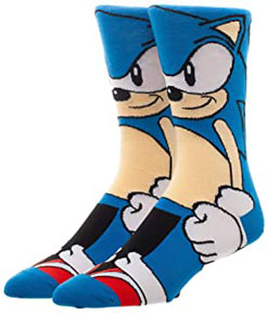 Weird Bio World classic Sonic socks