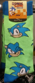 Green bioworld Sonic Socks