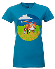 Flying Tails sprite ThinkGeek tee