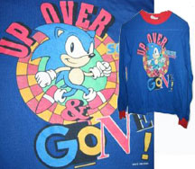 Up over and gone Sonic shirt longsleeve