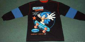 Sonic skateboard shirts