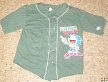 Button down Sonic shirt