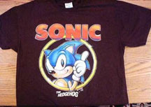 Sonic ring shirt