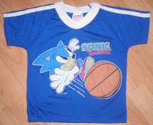 Sonic ball pajama shirt