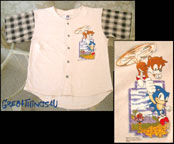 Sonic & Tails signal activewear shirt