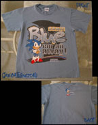 Sonic & Tails signal activewear shirt