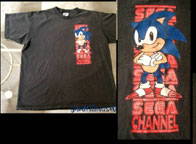 Sonic Sega channel tee