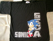 Sonic Sega rockt shirt