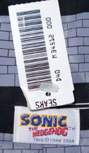 Sonic Sears Tag