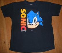 Sonic face shirt