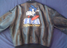 Sonic crew jacket back