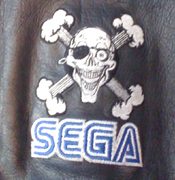 Sonic crew jacket skull close up