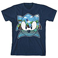 Green hill Sonic face tee