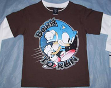 Classic Sonic born to run long sleeve