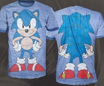 Sonic front & back shirt