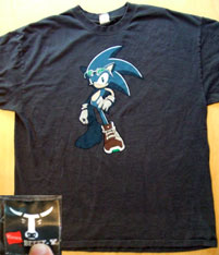 Sonic Riders 15th anniversary shirt front