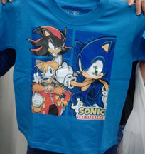 Sonic, Shadow, Tails & Eggman kids shirt