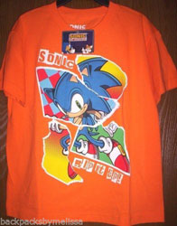 Rip up orange Sonic shirt