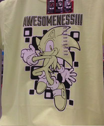 Awesomeness Sonic shirt