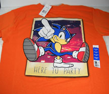 Sonic Here To Party shirt